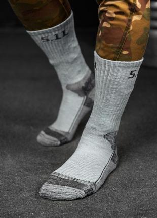 Термо шкарпетки/носки 5.11 level 2 grey2 фото