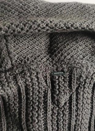 Свитер іndustrie  knit wear винтаж olive grey р.l-m 7