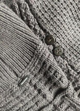 Свитер іndustrie  knit wear винтаж olive grey р.l-m9 фото