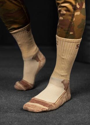 Термо шкарпетки/носки 5.11 level 2 brown2 фото