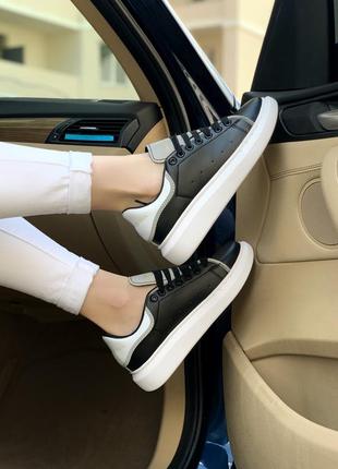 Жіночі кросівки маквін рефлективні alexander mcqueen black жіночі кросівки