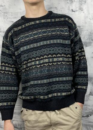 Vintage sweater alpaca винтажный свитер prada brioni arket dale of norway1 фото