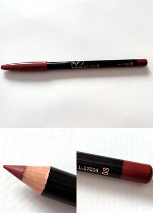 Олівець для губ троянда пильна niceface карандаш олівчик контур1 фото