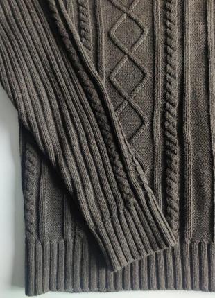 Свитер dressmann knit wear винтаж р.l brown5 фото