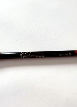 Олівець для губ троянда пильна niceface карандаш олівчик контур3 фото