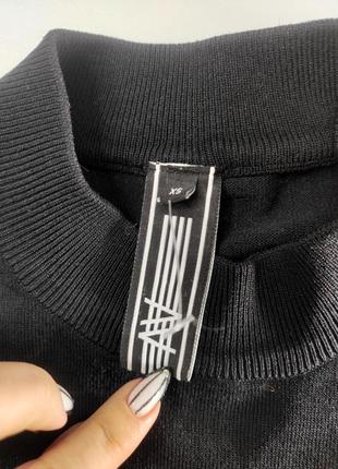 Водолазка черная мужская в полоску от бренда amy ivy xs4 фото