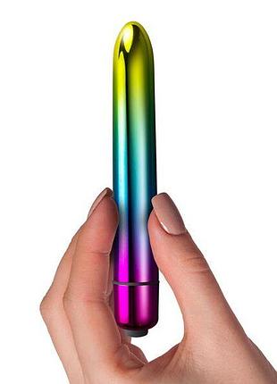 Вібратор rocks off ro-140mm prism rainbow 3