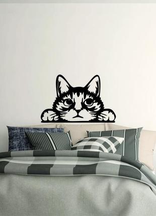 Декоративное настенное 3d панно «кот» декор на стену с объемом (цена за 1 шт)