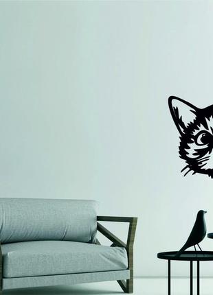 Декоративное настенное 3d панно «кот» декор на стену с объемом (цена за 1 шт)4 фото