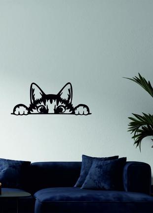 Декоративное настенное 3d панно «кот» декор на стену с объемом (цена за 1 шт)5 фото