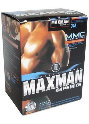 Maxman ii максмен 2 в капсулах для підвищення потенції та збільшення члена 60 капсул daymart