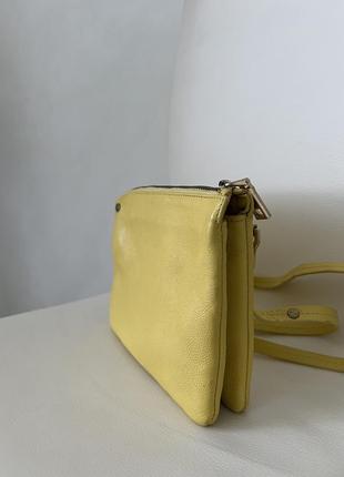 Желтая сумка кросс-боди2 фото