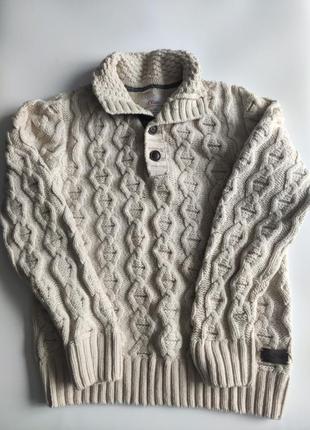 Светр s`oliver knit wear вінтаж р.l-m off white
