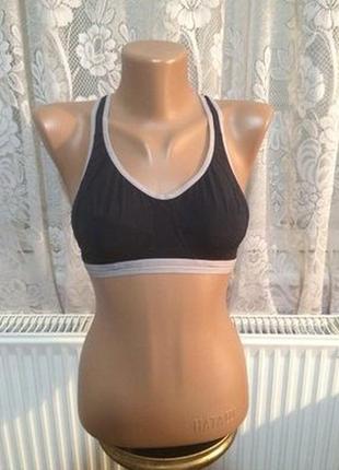 Яркий удобный топ бюстгальтер для занятий спортом фитнеса и спортзала