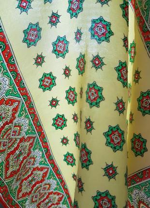 Шелковый платок натуральный шелк 44×45 плотный3 фото