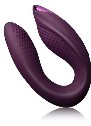 Женский вибратор для оргазма без рук rocks off rock chick diva purple, пульт ду