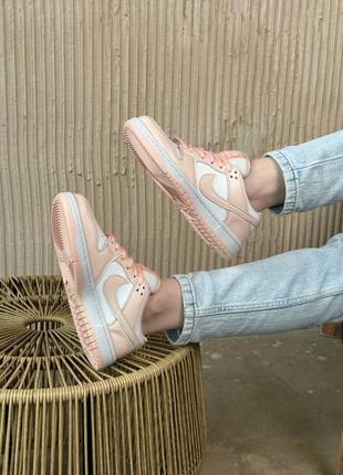 Кроссовки nike dunk pink/white9 фото