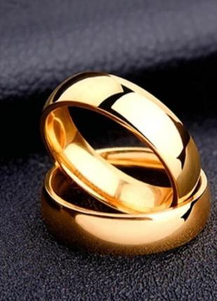 Обручальне кільце 6мм  нержавіюча сталь  широка обручка класичне обручальне кільце класична обручка
