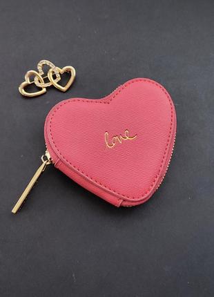 Розовый кошелек футляр katie loxton heart4 фото