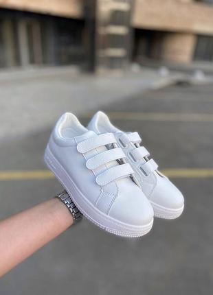 Распродажа, женские белые кеды на липучках, кроссовки, кед, кроссовки, липучки