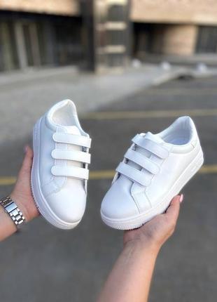 Распродажа, женские белые кеды на липучках, кроссовки, кед, кроссовки, липучки