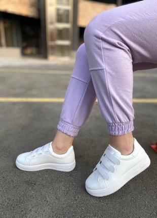 Распродажа, женские белые кеды на липучках, кроссовки, кед, кроссовки, липучки