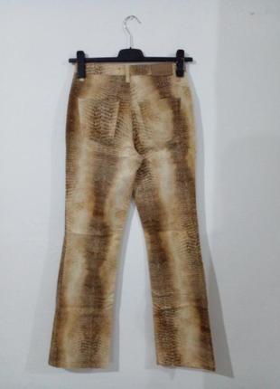 Літні джинси кльош в принт змії високий зріст cambio3 фото