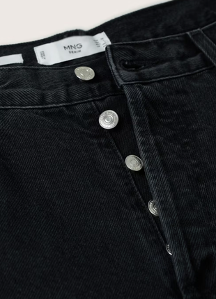 Нові прямі чорні джинси від бренду mango6 фото