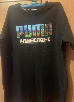 Футболка puma minecraft на хлопчика