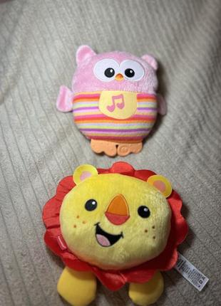 Музыкальная игрушка лев и сова2 фото