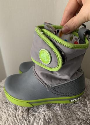 Дитячі зимові чоботи crocs kids lodgepoint snow boot