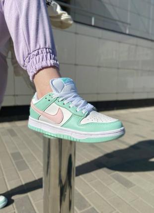 Кросівки nike dunk green tender