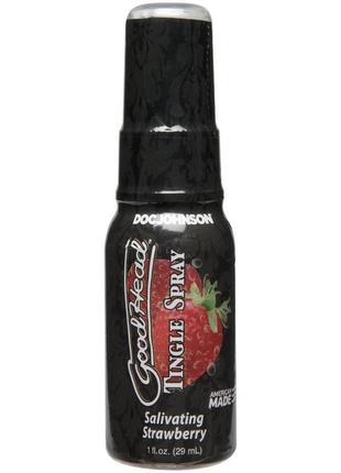 Спрей для мінету doc johnson goodhead tingle spray - strawberry (29 мл) із стимулюючим ефектом