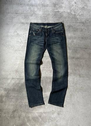 Джинсы diesel винтаж y2k style skinny washed vintage
