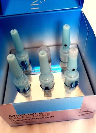 Dr.grandel ampoule excellance hyaluron advanced+, элитный проф концентрат 10 типов гиалуроновой к-ты, липокальций, мощный anti-age,
