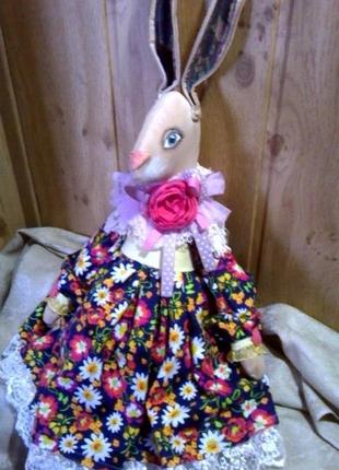 Інтер'єрна лялька заєць