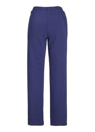 Женские спортивные коттоновые брюки трехнитка темно-синие от датского бренда jjxx5 фото