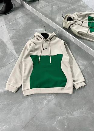 Шикарная худи "nike fleece oversize".