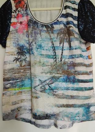 Женская футболка на морскую тематику бренда passport