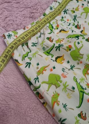 Пижама powell craft,пижама с динозаврами,брючная пижама,хлопковая дыно пижама4 фото