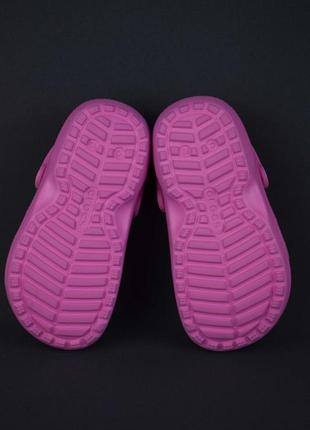 Crocs classic lined clog кроксы сабо детские зимние утепленные. оригинал. c 10/27 р/17 см.7 фото