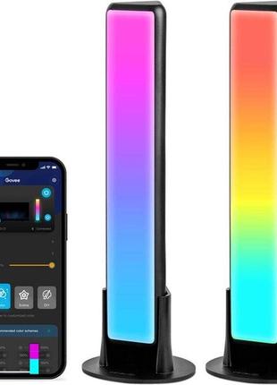 Умные светодиодные led панелі govee h6056 flow plus light bars wifi + bluetooth (синхронізація з музикою)