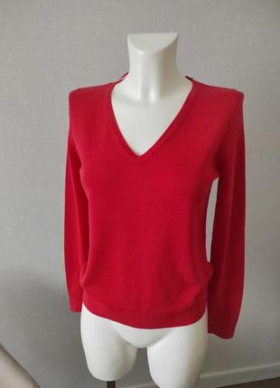 Красный джемпер свитер7 фото