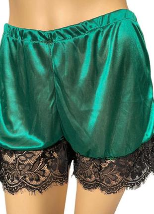 Пижама женская с шортами манифик zramiwo m зеленый4 фото