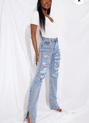 Рваные джинсы на высокий рост2 фото