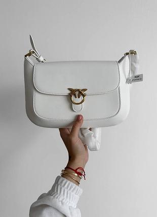 Сумка pinko premium white белая