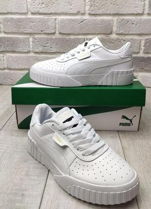 Кросівки кеди puma cali white кроссовки кеды