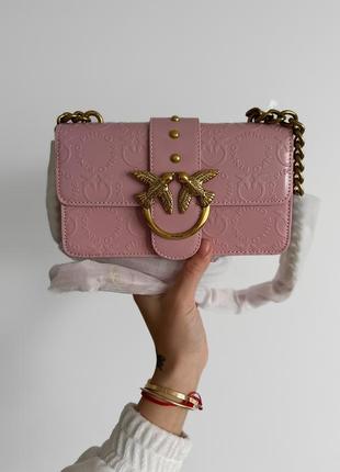 Сумка pinko premium rose рожева