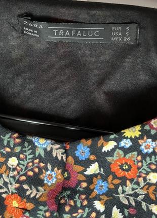 Комбинезон женский шорты zara trafaluc цветочный принт7 фото