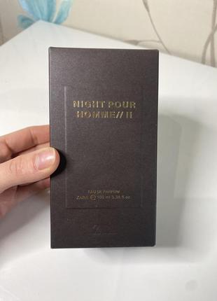 Парфуми zara night pour homme // ii eau de parfum 100 мл